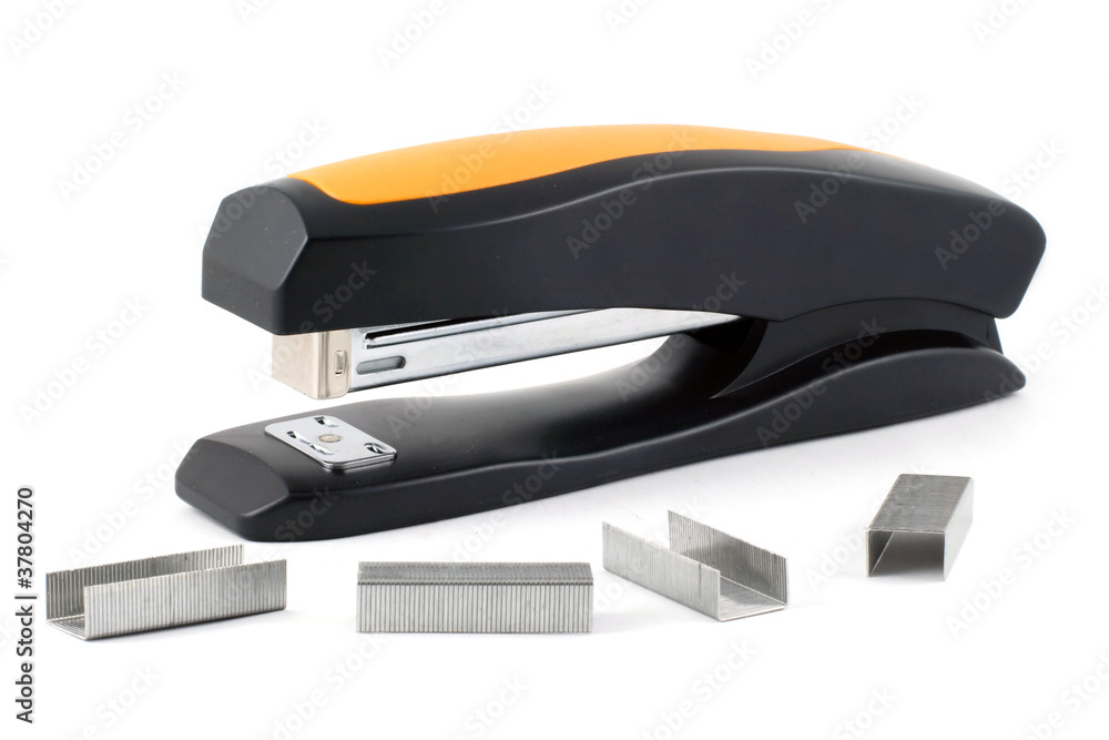 stapler and staples to him, isolated stapler and staples to him, isolated