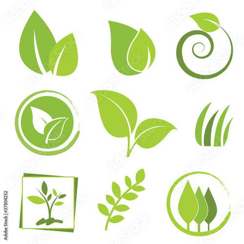 set of eco icons