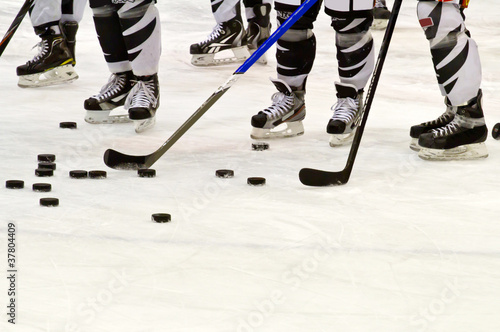 Canvas Print ice hockey player