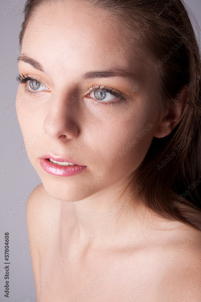Skin and beauty care - Close up portrait of a beautiful woman
