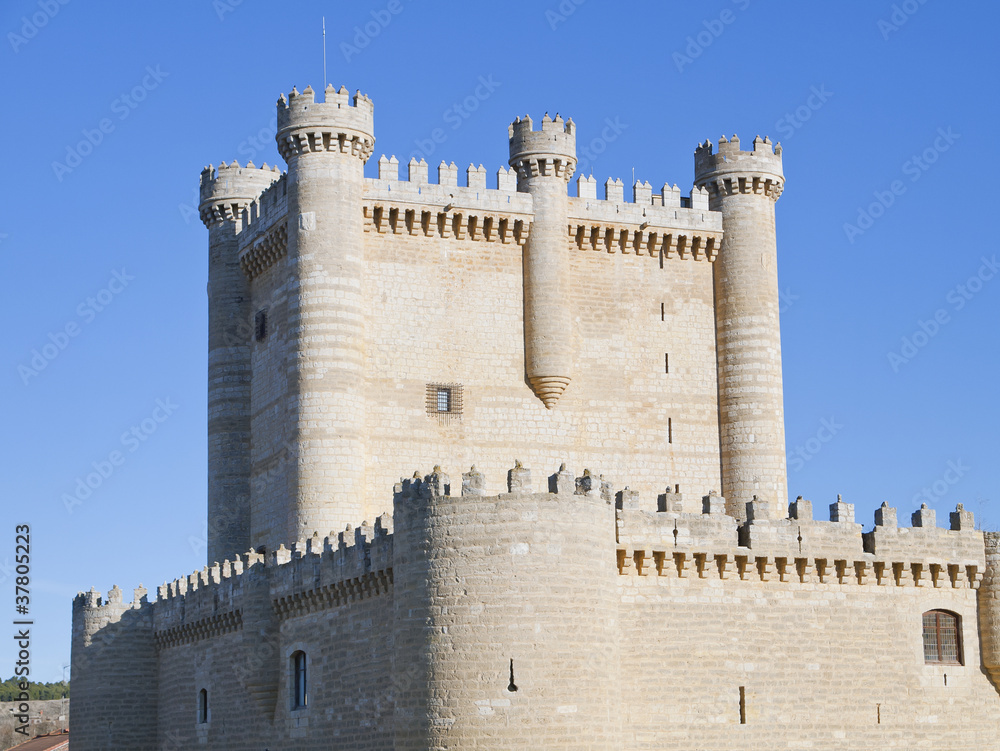 castillo de fuensaldaña,valladolid,españa