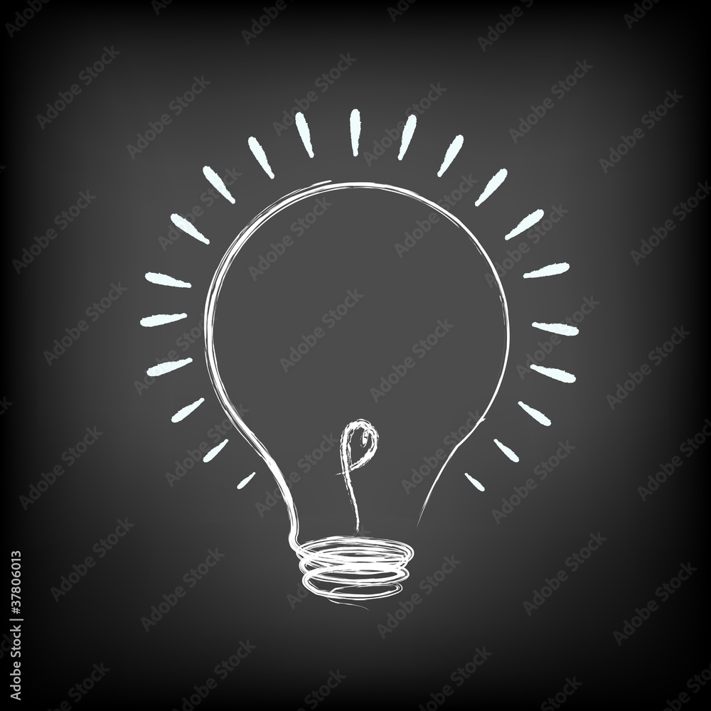 Illustration Of Idea Lamp Illustration Of Idea Lamp