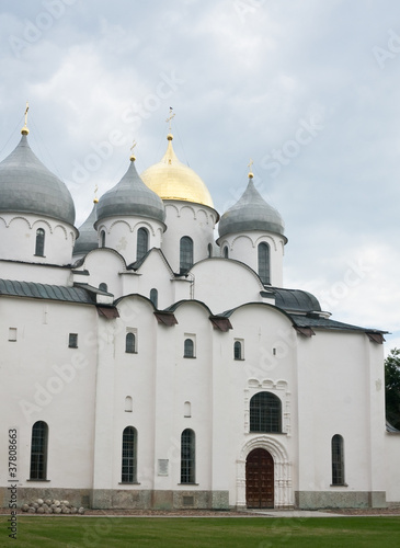 Saint Sophia cathedral in Kremlin of Great Novgorod Russia