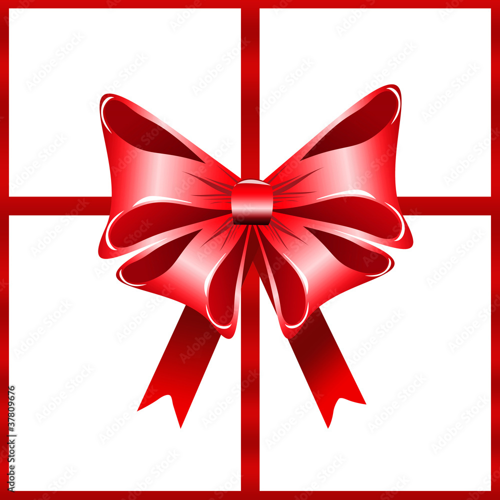 Fototapeta premium Red bow