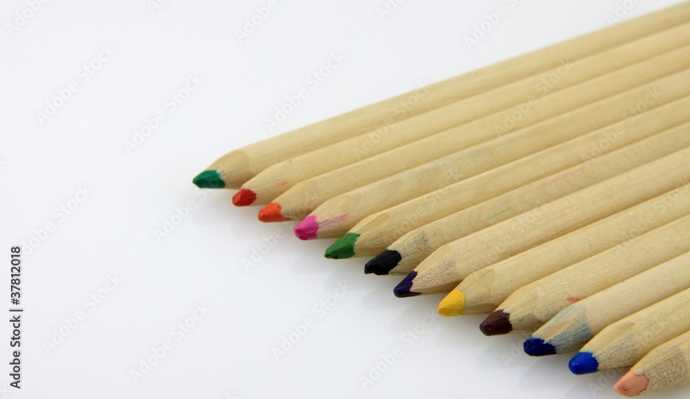 Obraz premium crayons de couleur