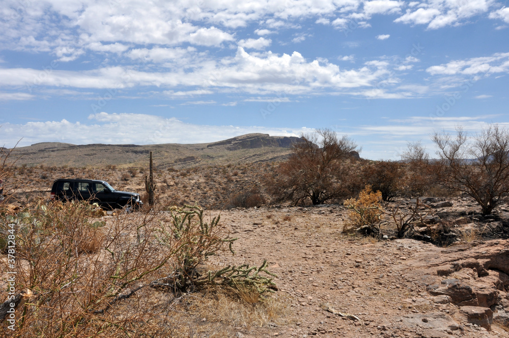 Naklejka premium Apache trail