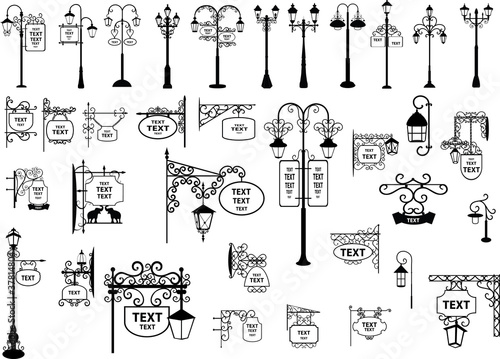 Street Signs and Lanterns
