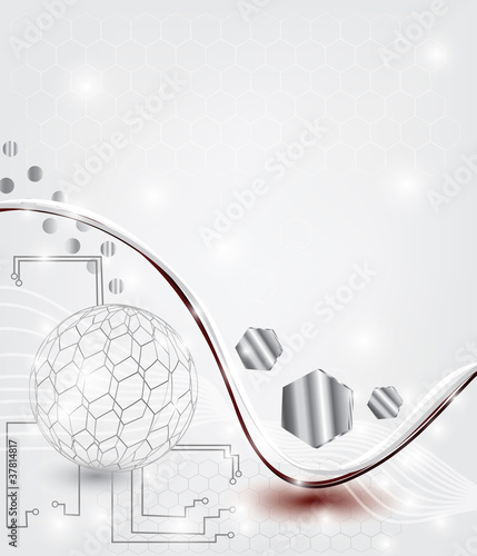 biglietto da visita con composizione geometrica