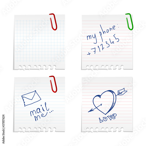 Paper stickers