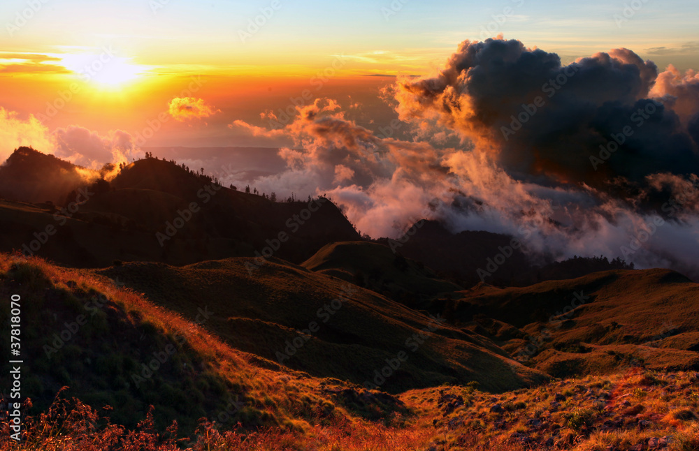 Fototapeta premium Lombok sunset