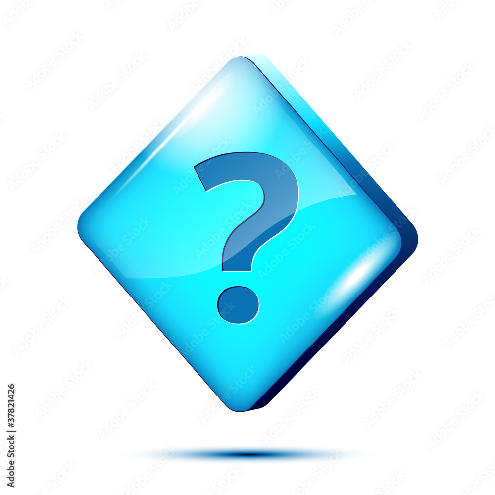 Blue glossy HELP web button Blue glossy HELP web button