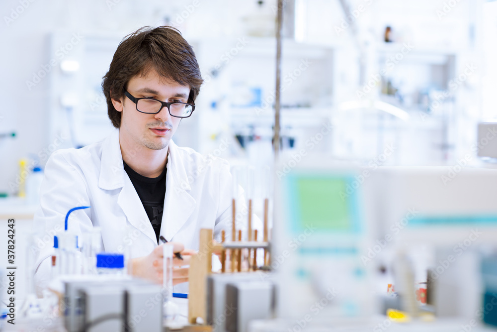young, male researcher/chemistry student young, male researcher/chemistry student