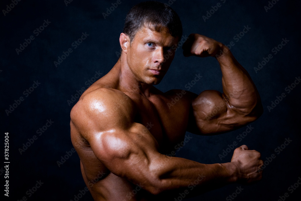 Fototapeta premium strong athletic man