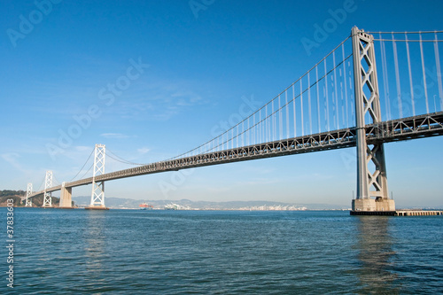 Suspension Oakland Bay Bridge in San Francisco to Yerba Buena Is © Vacclav