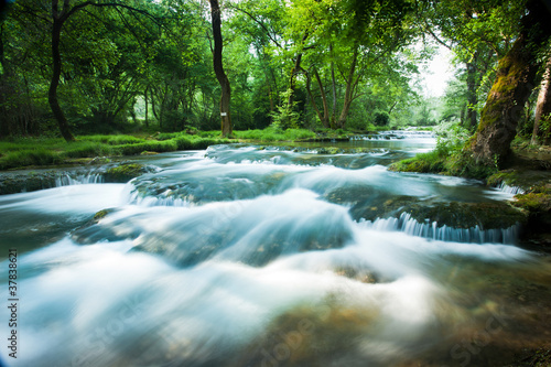A fast flowing river photo