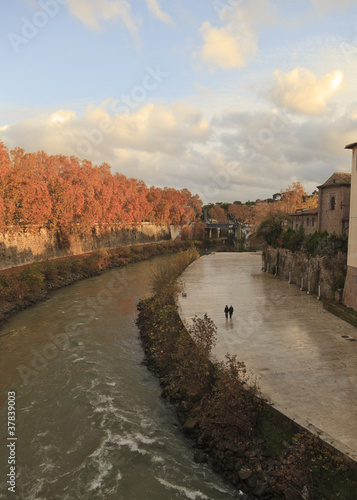 View from Ponte Fabricio, Rome, Italy (ID: 37839003)