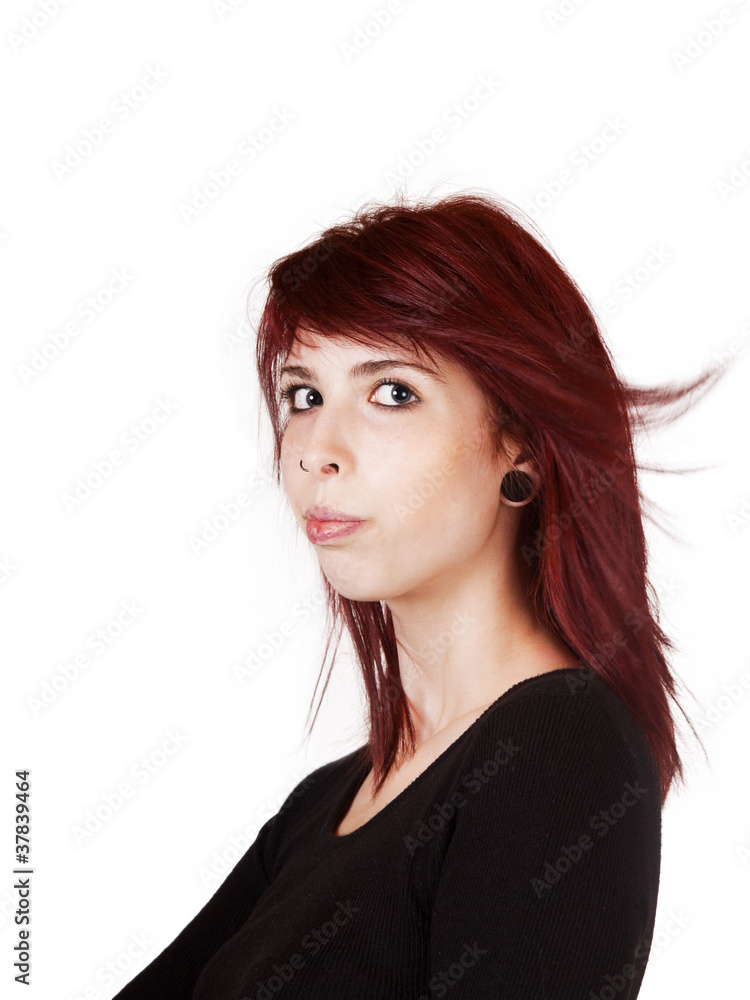 Portrait von einer jungen Frau Portrait von einer jungen Frau