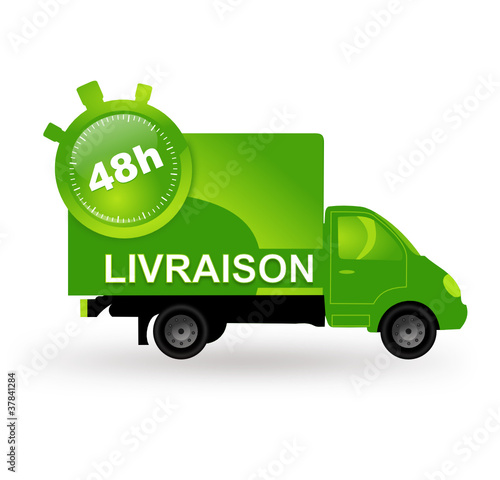 livraison 48 heures sur camion vert