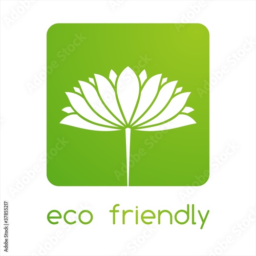 Fototapeta Naklejka Na Ścianę i Meble -  green Eco friendly business logo design