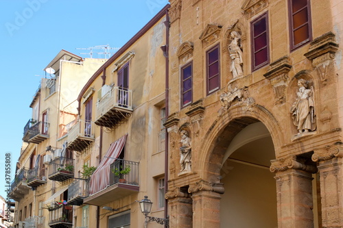 Fassaden in Cefalu