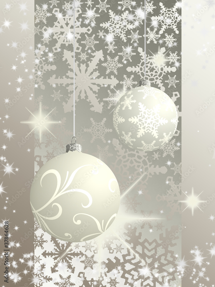 silver background with snowflakes silver background with snowflakes