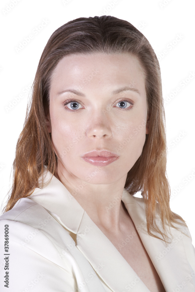 close up of a beatuiful woman - isolated background close up of a beatuiful woman - isolated background