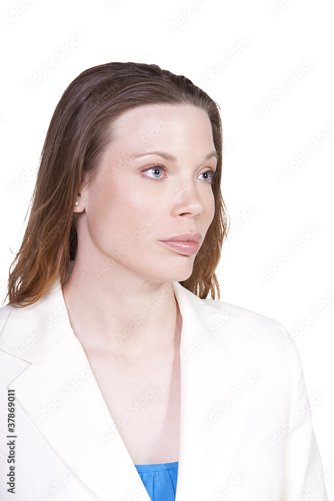 close up of a beatuiful woman - isolated background close up of a beatuiful woman - isolated background
