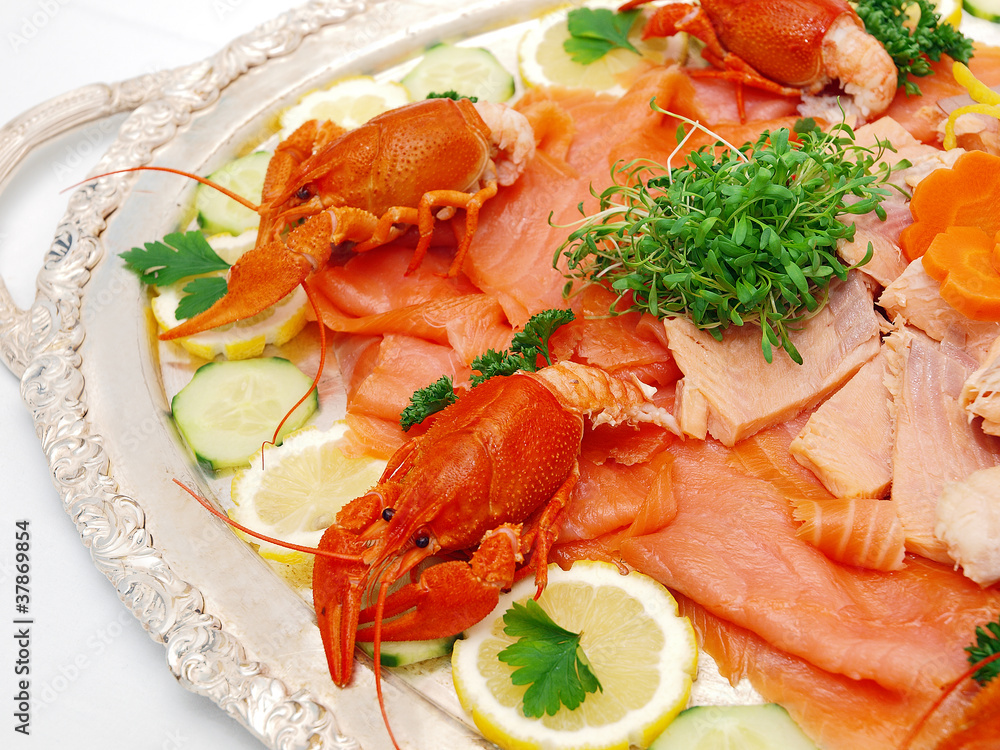 fish and seafood platter fish and seafood platter