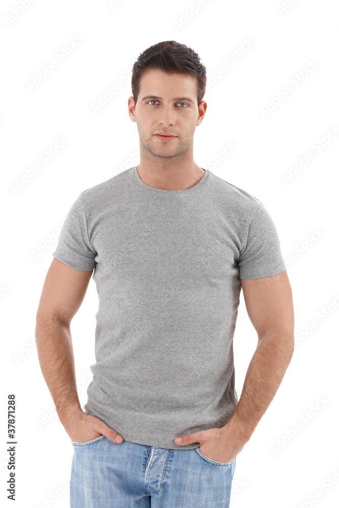 Fototapeta premium Summer portrait of college student