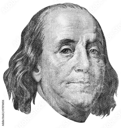 Εκτύπωση καμβά benjamin franklin