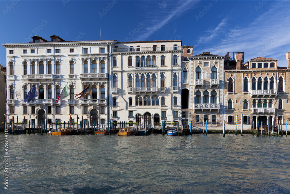 Buildings along Venice's Grand Canal