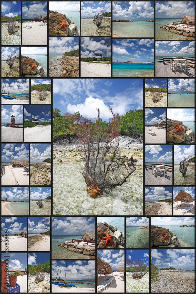 aruba caraibi collage
