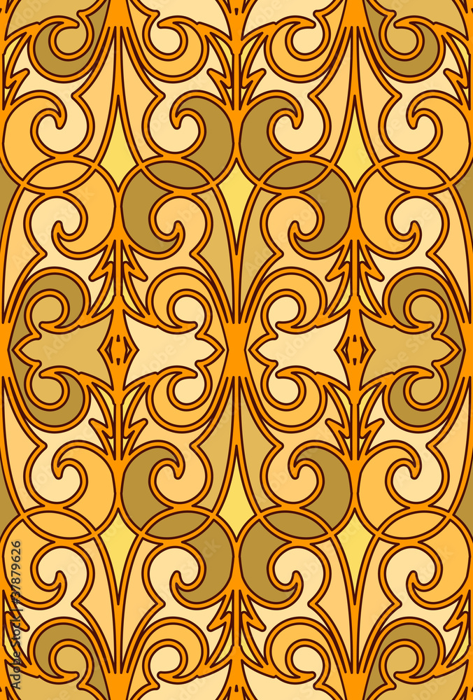 Arabic gold seamless pattern Arabic gold seamless pattern