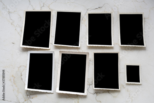 blank picture frames