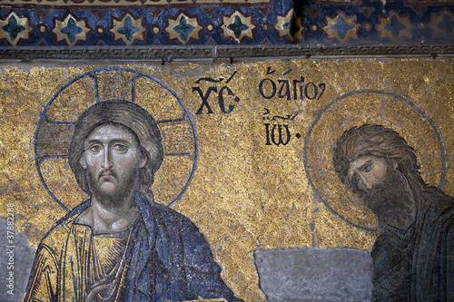 Jesus and John the Baptist, Hagia Sophia, Istanbul