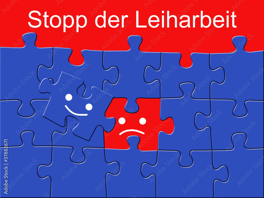 Fototapeta premium Leiharbeit