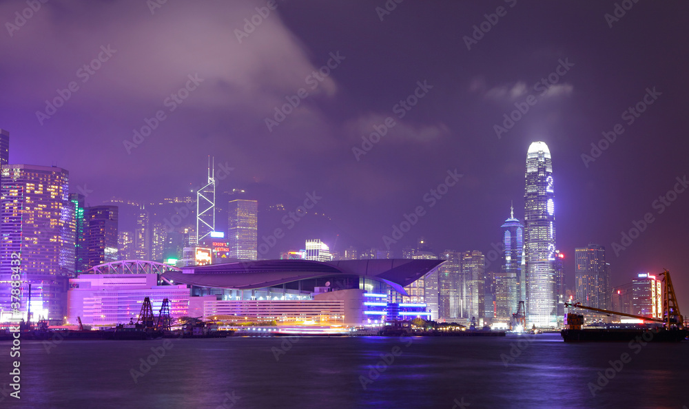 Hong Kong harbor view