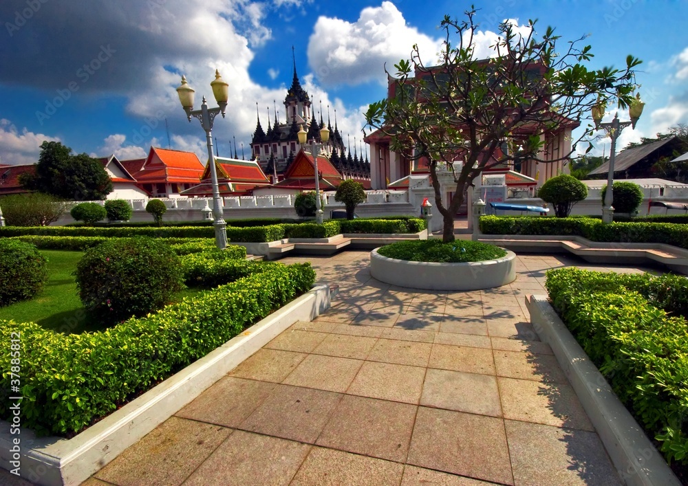 Buddhist temple in Bangkok.