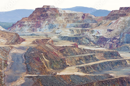 copper mine, Minas de Riotinto, Andalusia, Spain