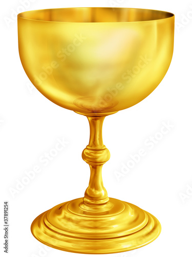 Canvas Print Golden chalice