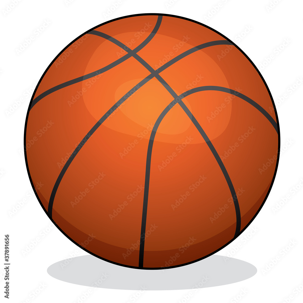 vector basket ball