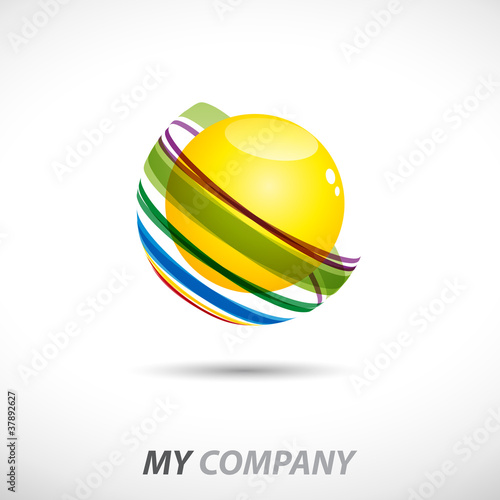 Logo abstract world # Vector