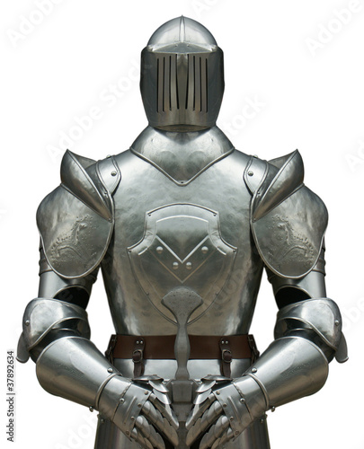 Quadro su tela armure de chevalier