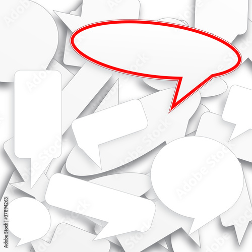 Abstract big speech labels # Vector