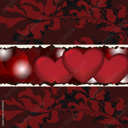 biglietto di san valentino con giochi di luce