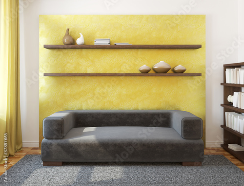 Modern living-room.