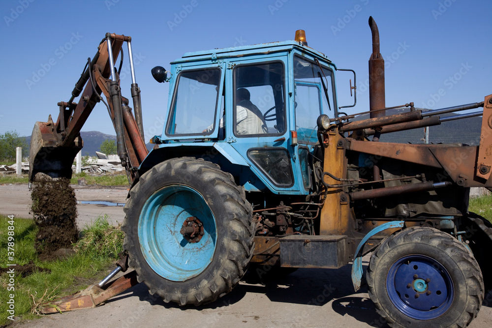 wheeled tractor to dig wheeled tractor to dig