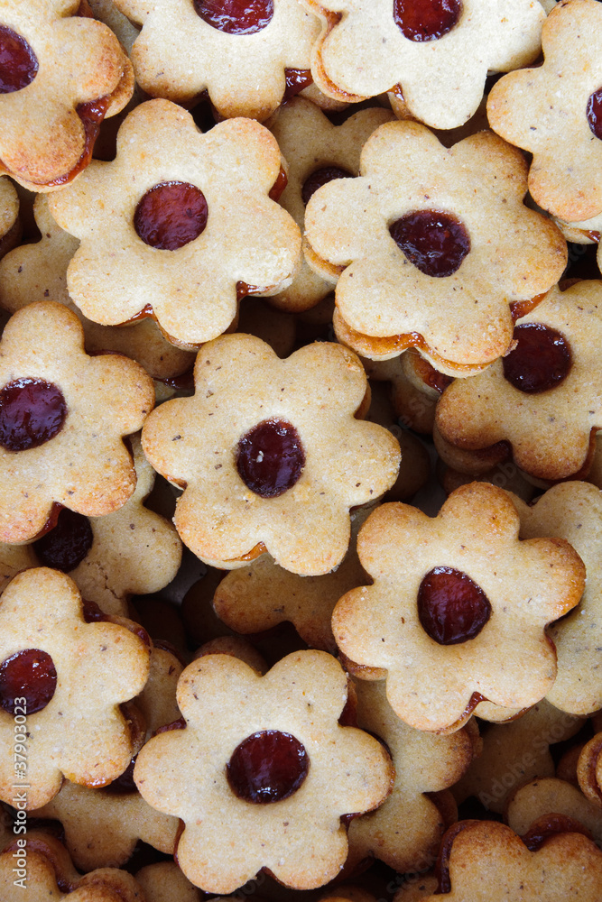 Group of gluten free Christmas confectionery with marmalade