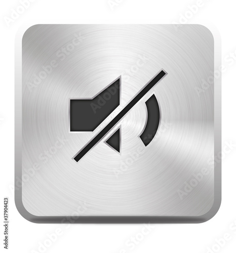metallischerButton-lautsprecher-aus