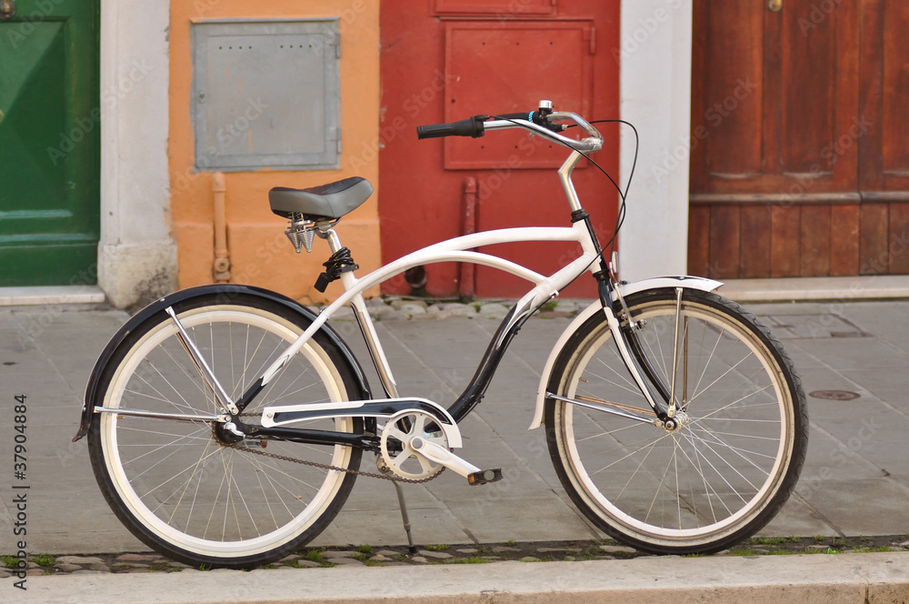 Bicycle in Comacchio, Ferrara, Italy Bicycle in Comacchio, Ferrara, Italy